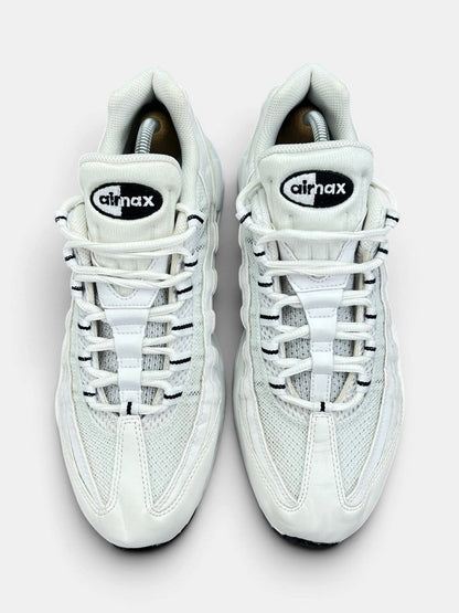 Nike Air Max 95 White Black — buty sportowe męskie w bardzo dobrym stanie rozmiar 44, widok z góry
