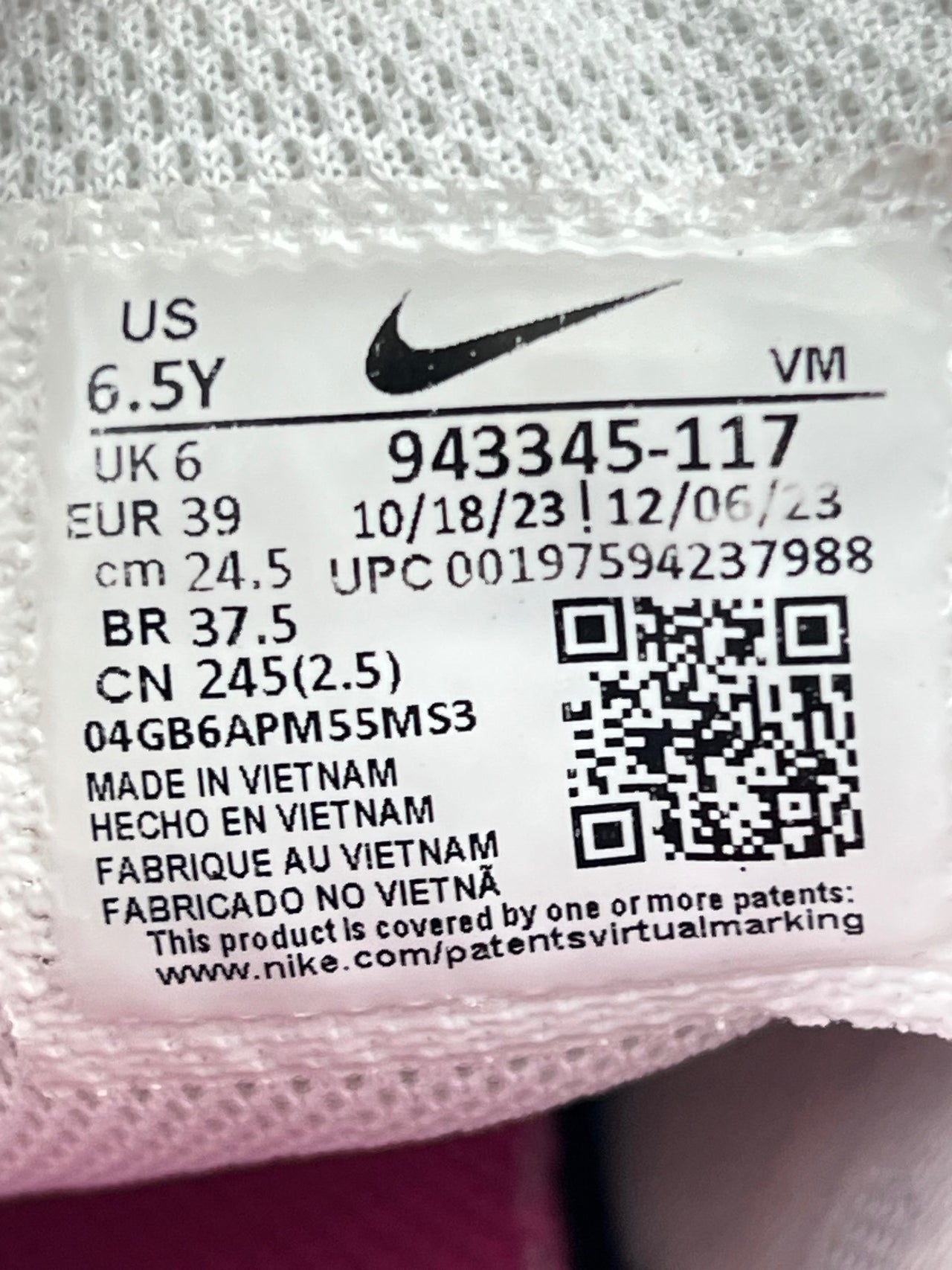Nike Air Max 270 White Pinksicle — buty sportowe damskie w bardzo dobrym stanie rozmiar 39, opcjonalne zdjęcie 1
