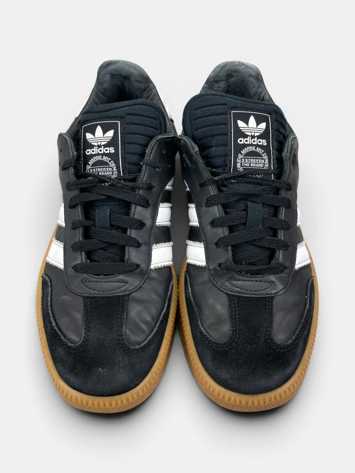 Adidas Samba XLG Black Gum — buty sportowe męskie w bardzo dobrym stanie rozmiar 42, widok z góry