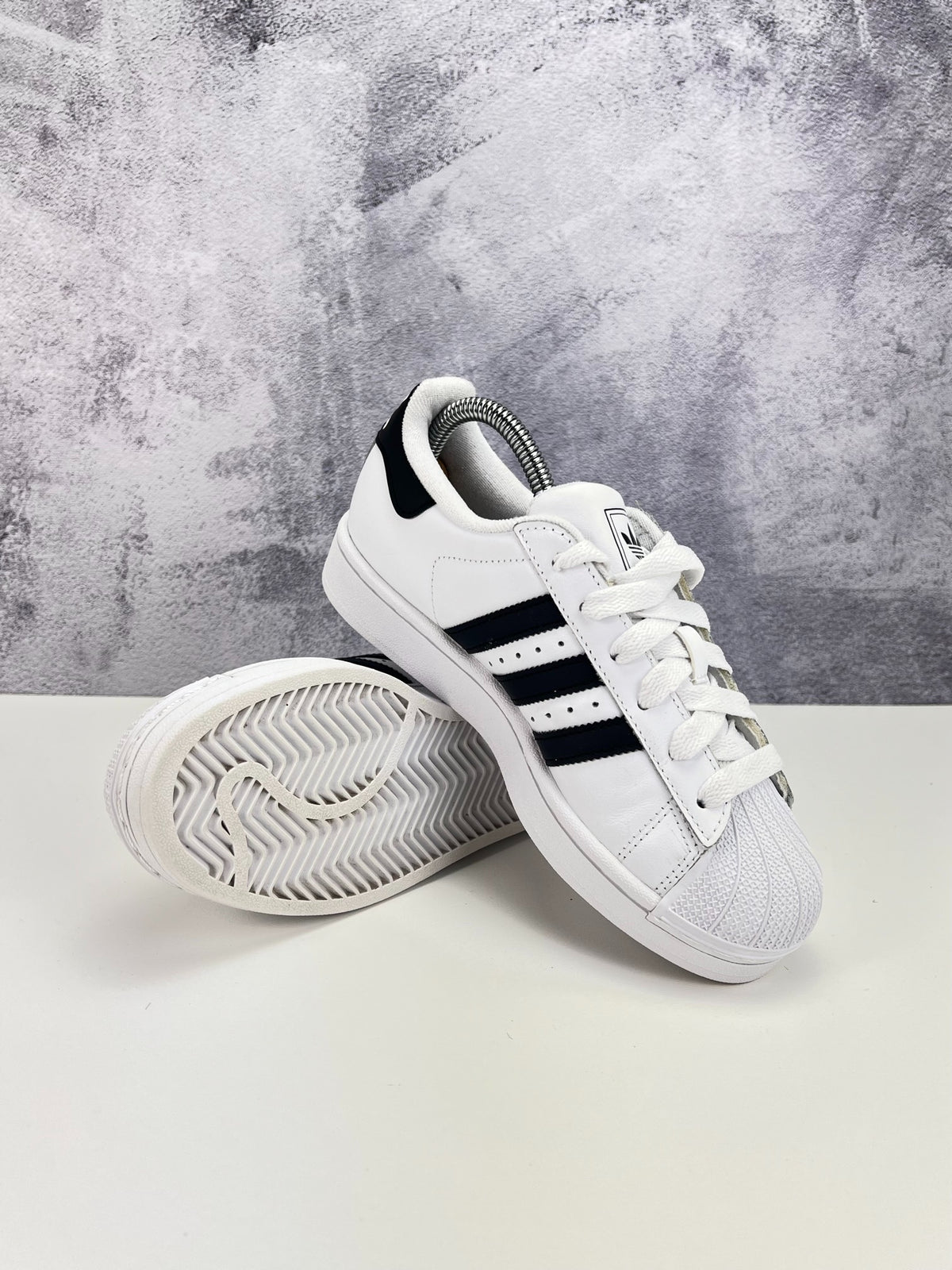 Adidas Superstar II Cloud White Black, sneakersy damskie w bardzo dobrym stanie, rozmiar 36, ujęcie 8