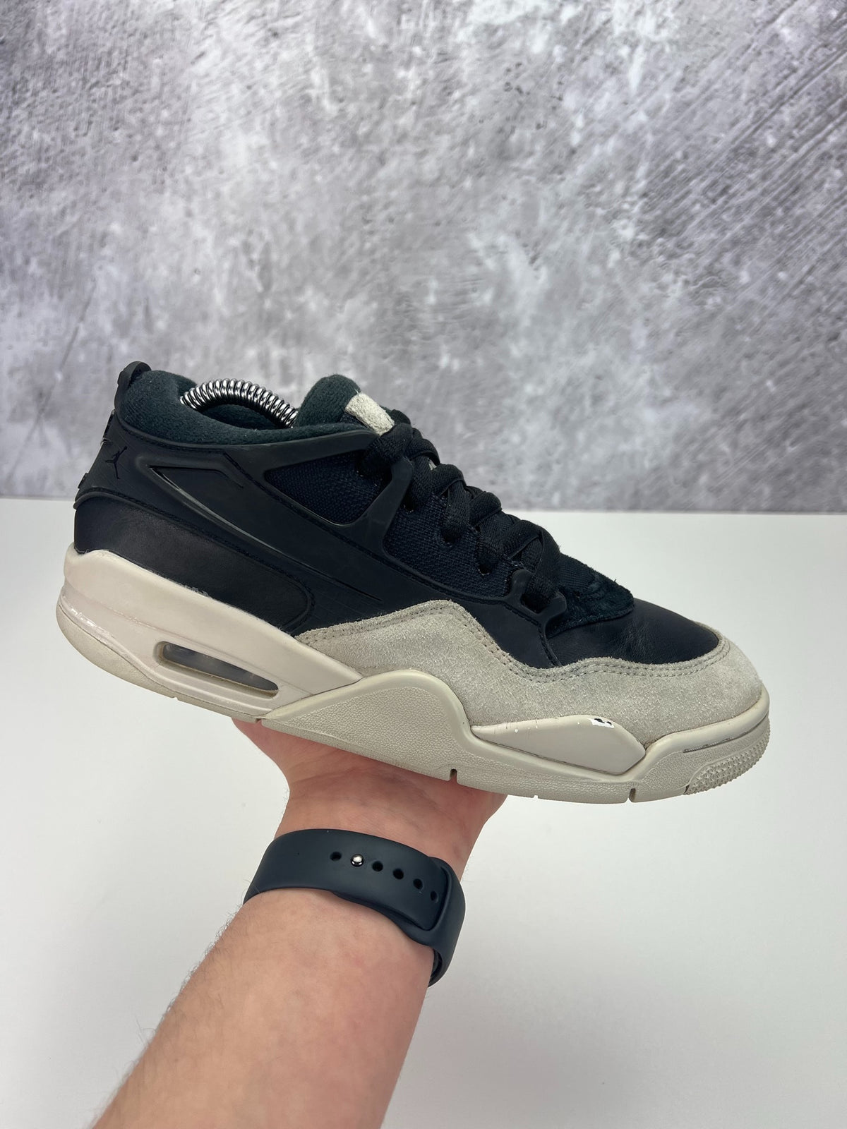Nike Air Jordan 4 RM Black Light Bone, sneakersy damskie w bardzo dobrym stanie, rozmiar 40, ujęcie 16