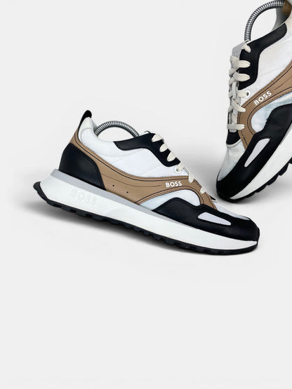 Hugo Boss BOSS Jonah Runn Trainers — buty sportowe męskie w bardzo dobrym stanie rozmiar 41, zewnętrzny panel lewego buta