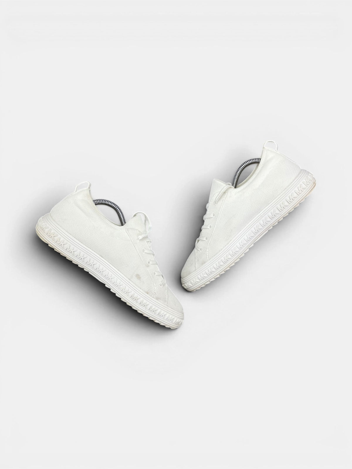 Michael Kors Grove Knit Sneakers — buty sportowe męskie w bardzo dobrym stanie rozmiar 41, zewnętrzny panel prawego buta