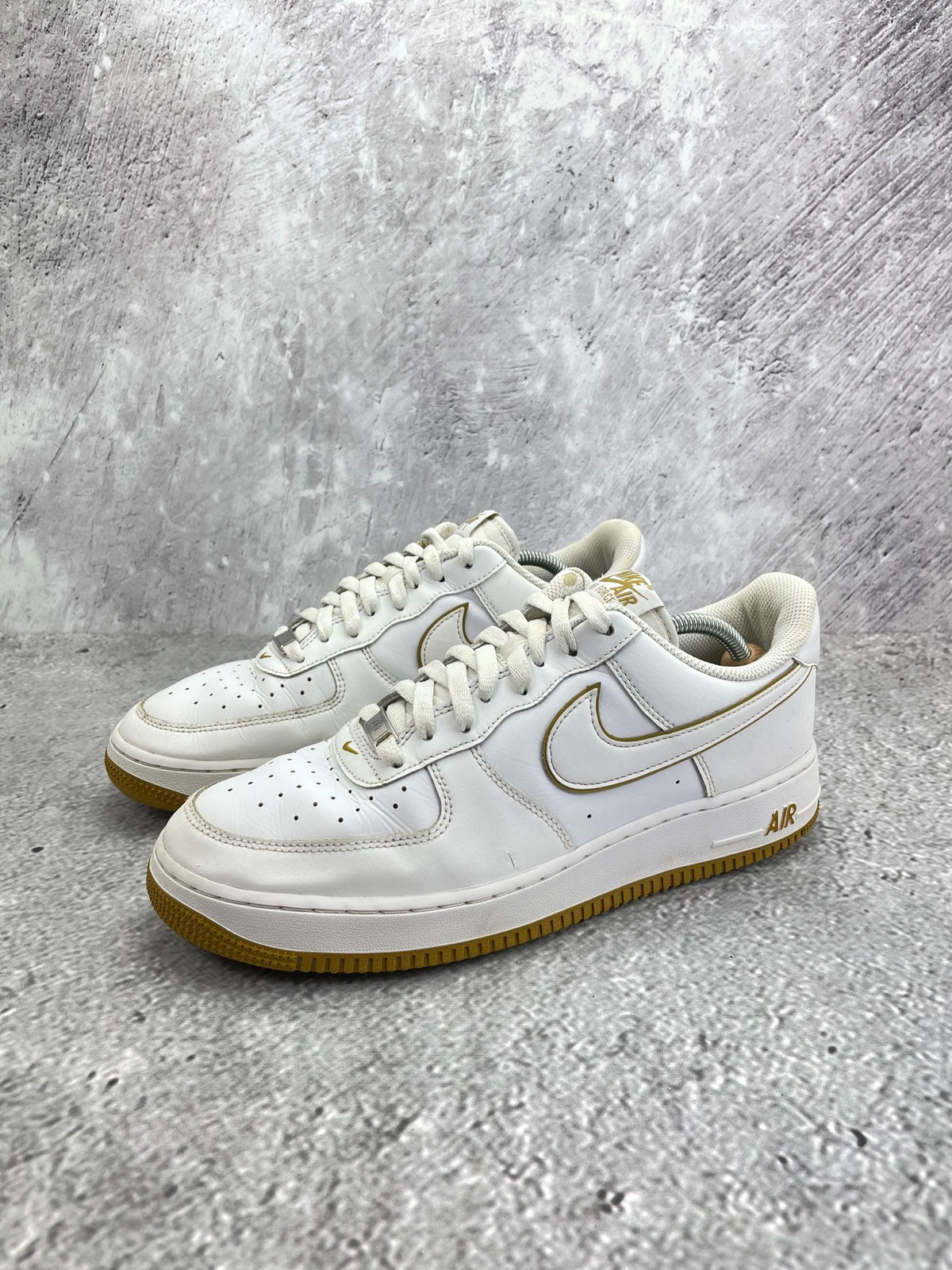 Nike Air Force 1 '07 White Bronzine, sneakersy męskie w bardzo dobrym stanie, rozmiar 44.5, ujęcie 15