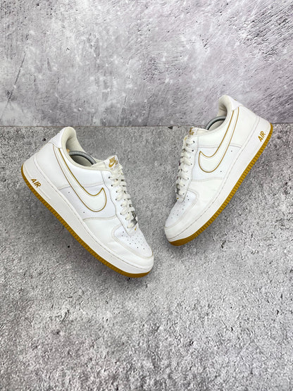 Nike Air Force 1 '07 White Bronzine, sneakersy męskie w bardzo dobrym stanie, rozmiar 44.5, ujęcie 3