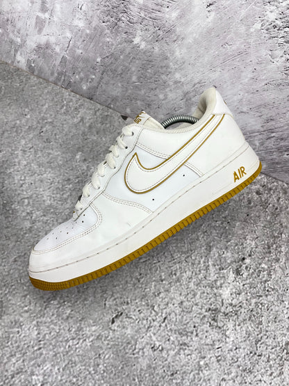 Nike Air Force 1 '07 White Bronzine, sneakersy męskie w bardzo dobrym stanie, rozmiar 44.5, ujęcie 5