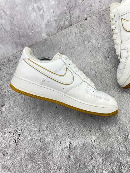 Nike Air Force 1 '07 White Bronzine, sneakersy męskie w bardzo dobrym stanie, rozmiar 44.5, ujęcie 7