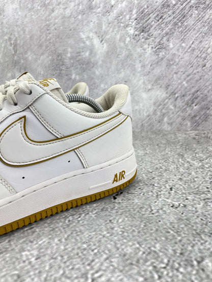 Nike Air Force 1 '07 White Bronzine, sneakersy męskie w bardzo dobrym stanie, rozmiar 44.5, ujęcie 9