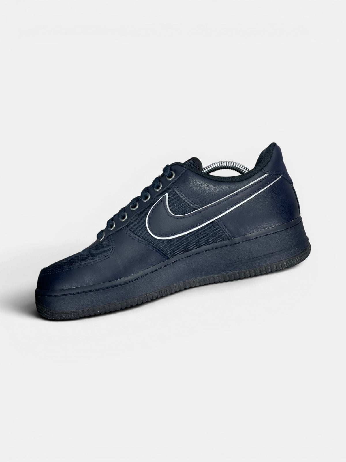 Nike Air Force 1 Low CorDura Dark Obsidian — buty sportowe męskie w bardzo dobrym stanie rozmiar 42.5, wewnętrzny panel prawego buta