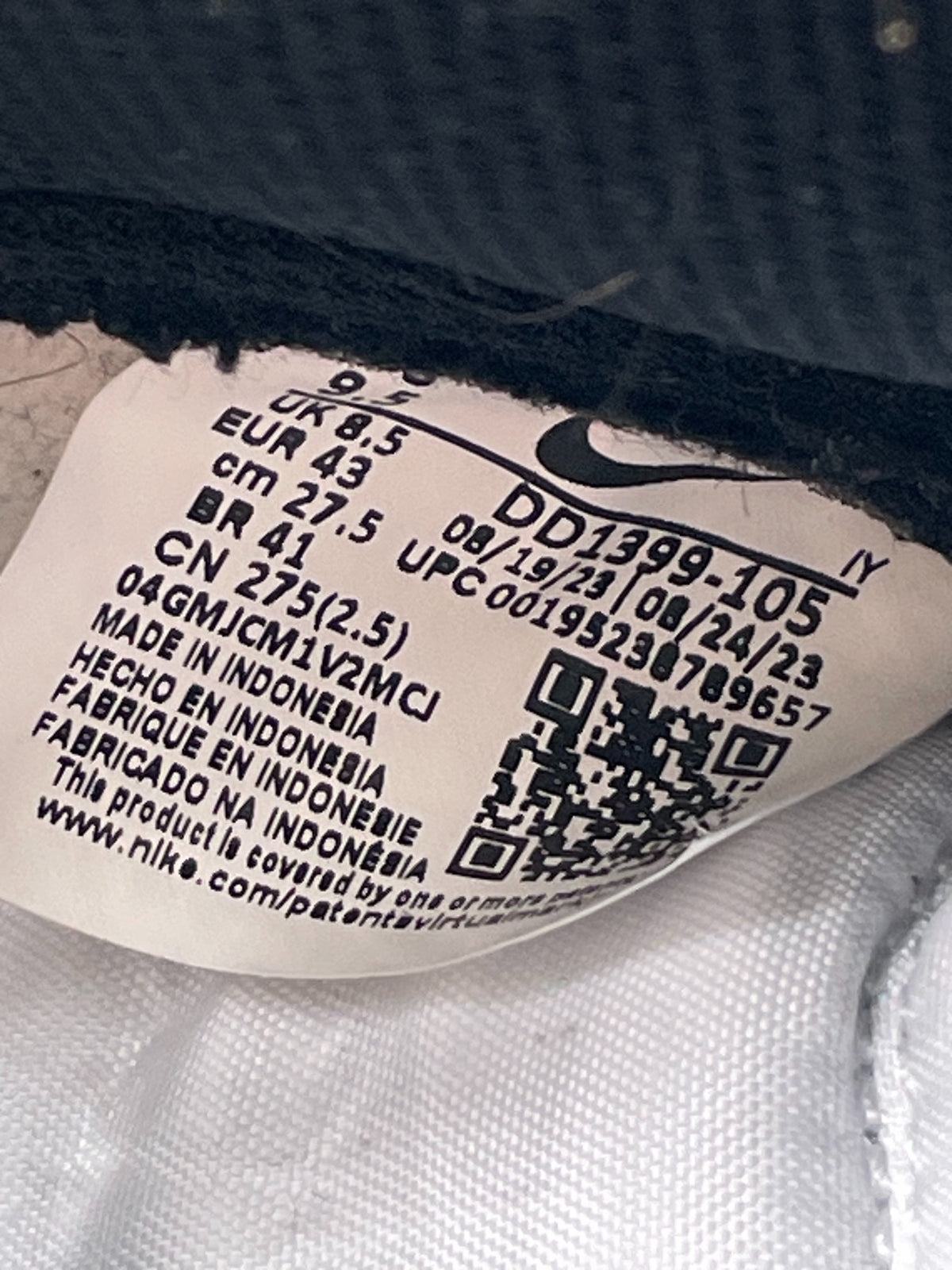 Nike Dunk High Panda, sneakersy męskie w bardzo dobrym stanie, rozmiar 43, ujęcie 13