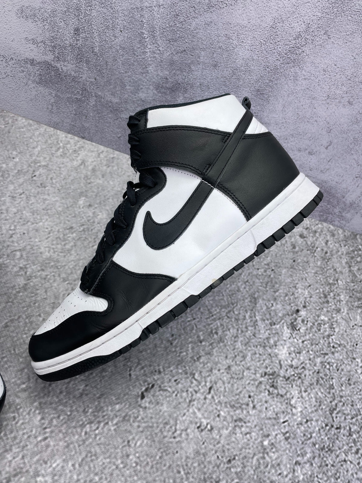Nike Dunk High Panda, sneakersy męskie w bardzo dobrym stanie, rozmiar 43, ujęcie 5