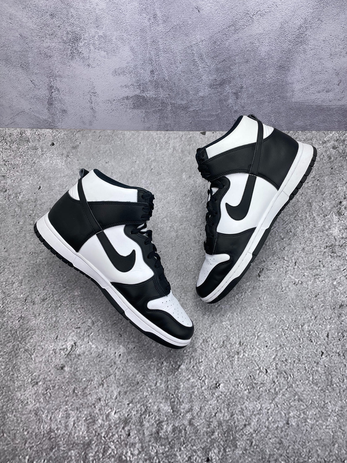 Nike Dunk High Panda, sneakersy męskie w bardzo dobrym stanie, rozmiar 43, ujęcie 6