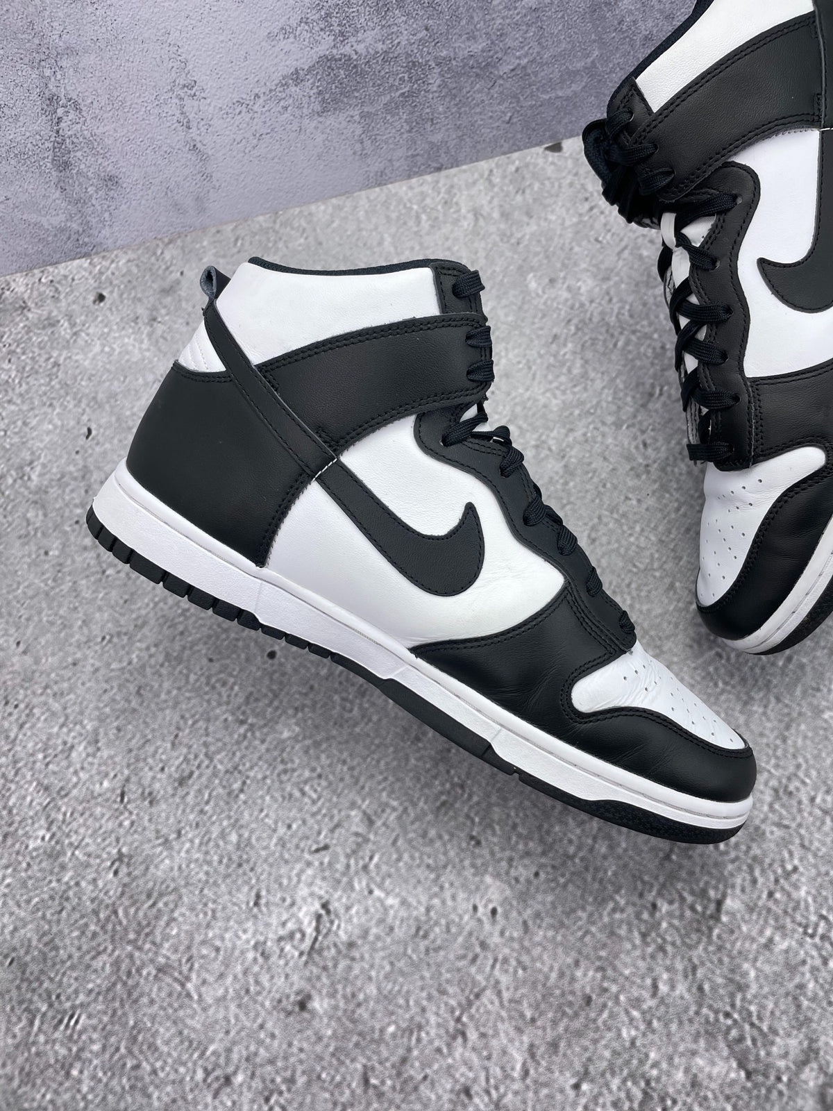 Nike Dunk High Panda, sneakersy męskie w bardzo dobrym stanie, rozmiar 43, ujęcie 7