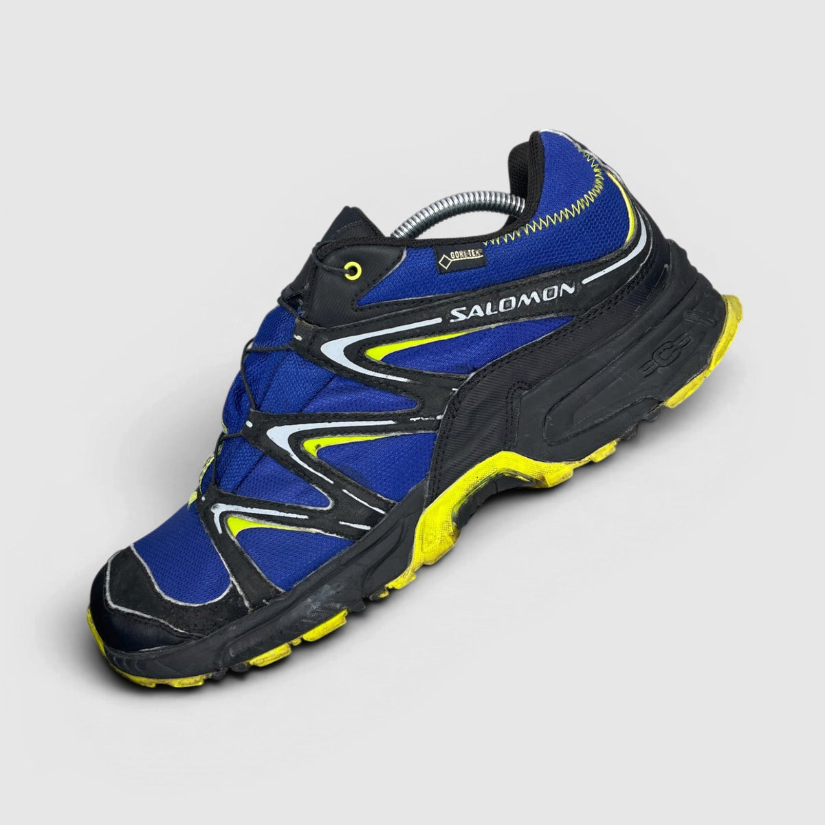 Salomon Speedcross Gore-Tex, buty sportowe męskie w bardzo dobrym stanie rozmiar 46.5, widok z góry na wewnętrzną stronę butów