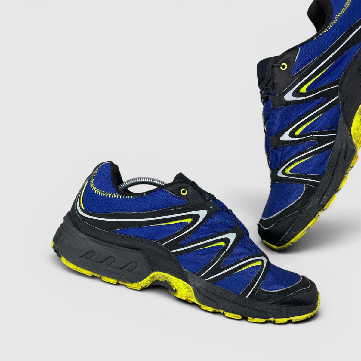 Salomon Speedcross Gore-Tex, buty sportowe męskie w bardzo dobrym stanie rozmiar 46.5, wewnętrzny panel lewego buta