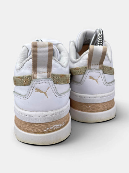 Puma Mayze T7 White Brown — buty sportowe damskie w bardzo dobrym stanie rozmiar 38, widok z tyłu