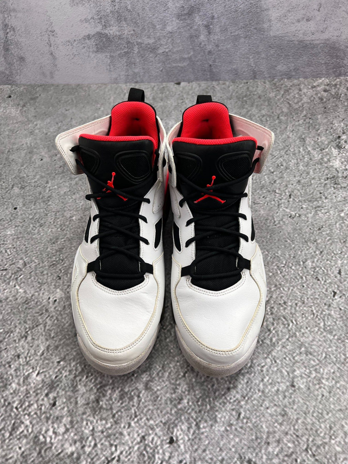 Nike Jordan Flight Club '91 White Infrared — buty sportowe męskie w bardzo dobrym stanie rozmiar 44, widok z góry