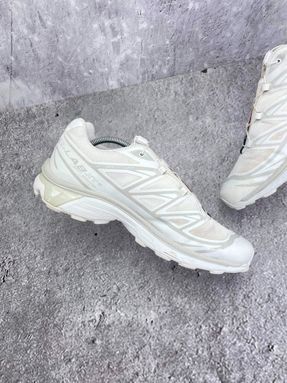 Salomon XT-6 White Lunar Rock — buty sportowe męskie w bardzo dobrym stanie rozmiar 44 1/3, wewnętrzny panel lewego buta