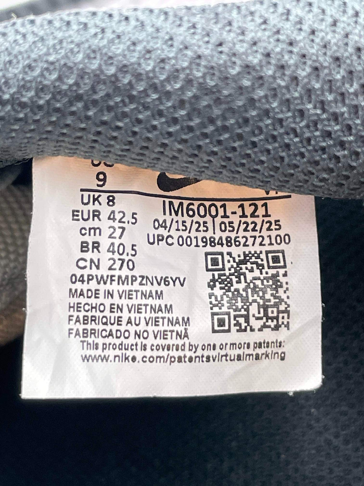 Nike Air Force 1 Low White Cordura — buty sportowe męskie w bardzo dobrym stanie rozmiar 42.5, opcjonalne zdjęcie 2
