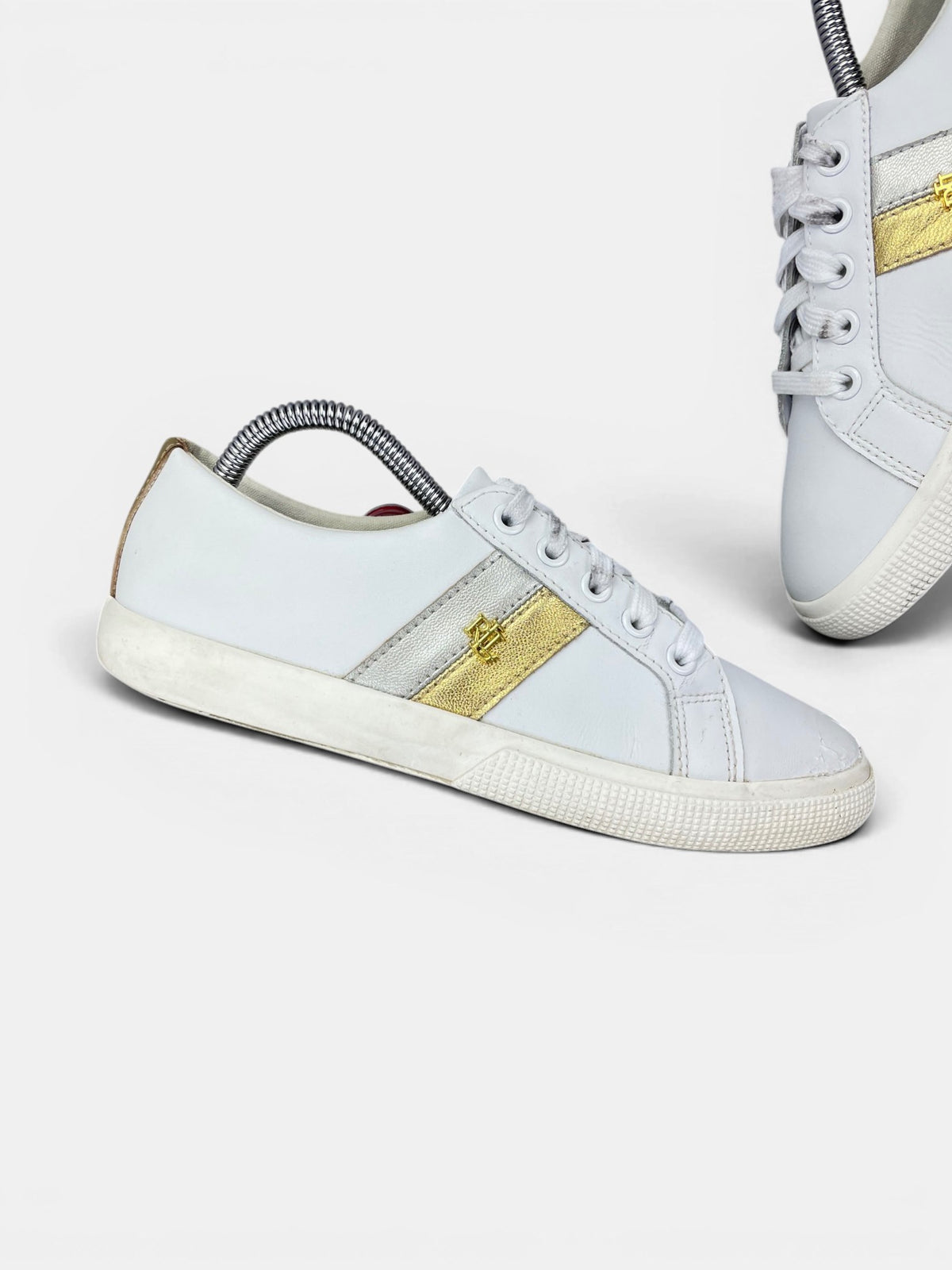 Lauren Ralph Lauren Janson II — buty sportowe damskie w bardzo dobrym stanie rozmiar 37, zewnętrzny panel lewego buta