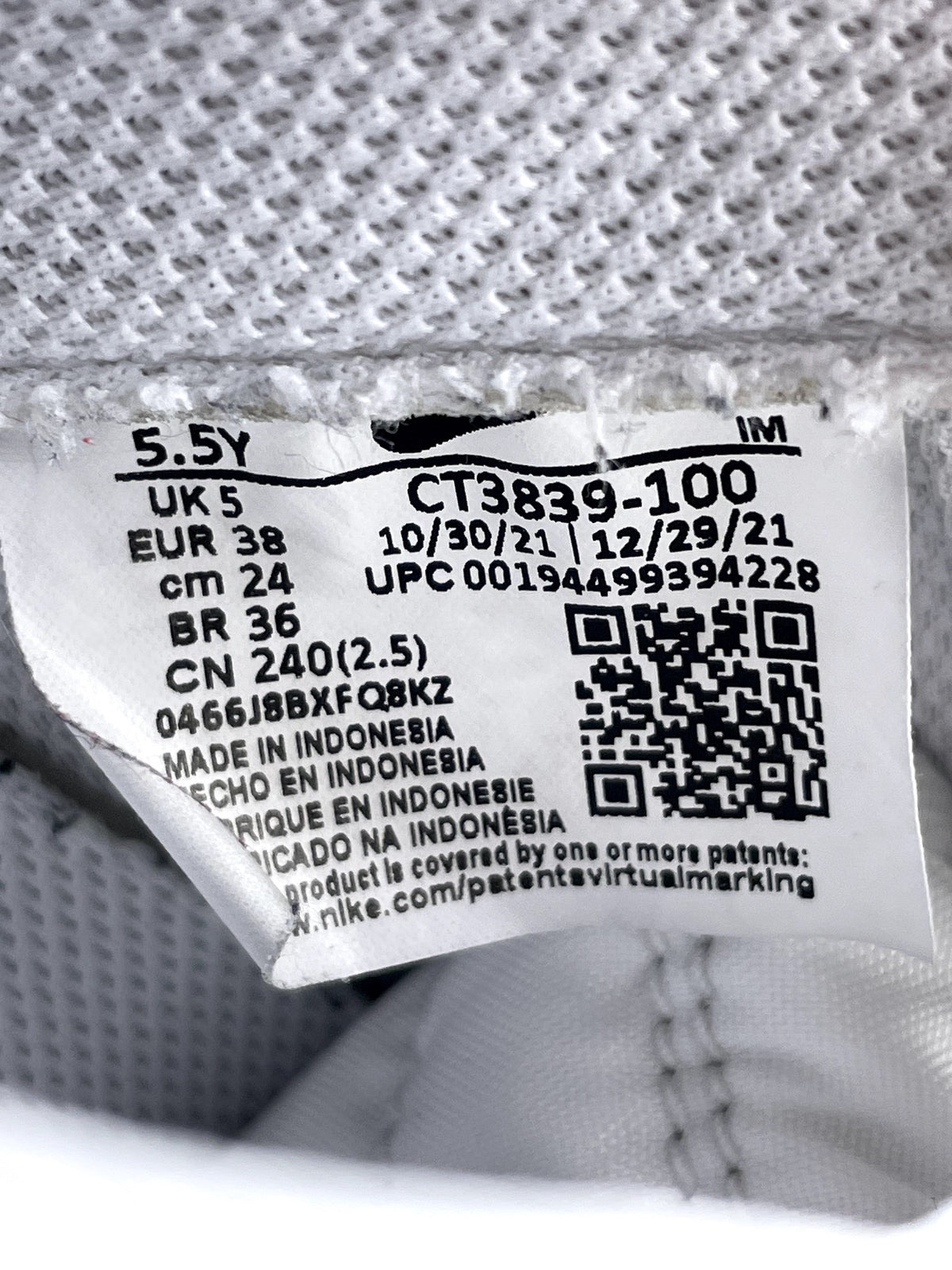 Nike Air Force 1 Low '07 White Black — buty sportowe damskie w bardzo dobrym stanie rozmiar 38, opcjonalne zdjęcie 2