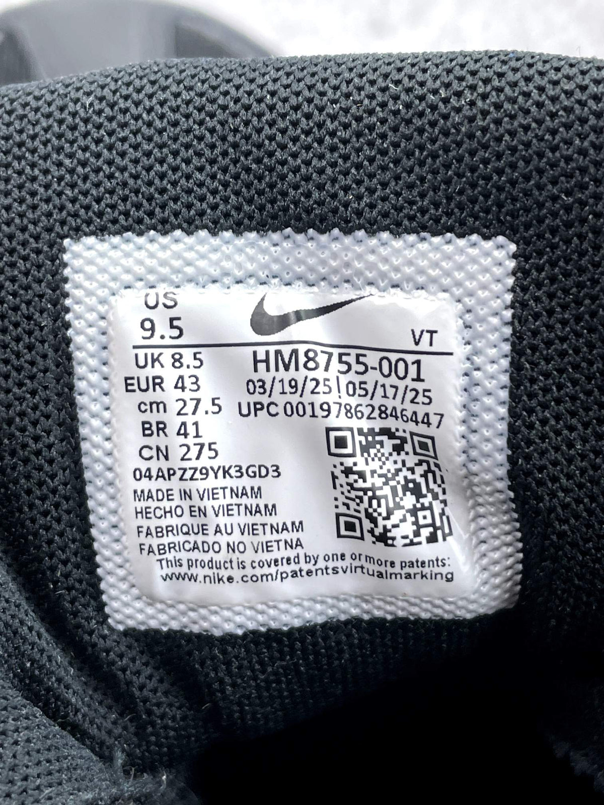 Nike Air Max 95 OG Black — buty sportowe męskie w bardzo dobrym stanie rozmiar 43, opcjonalne zdjęcie 2