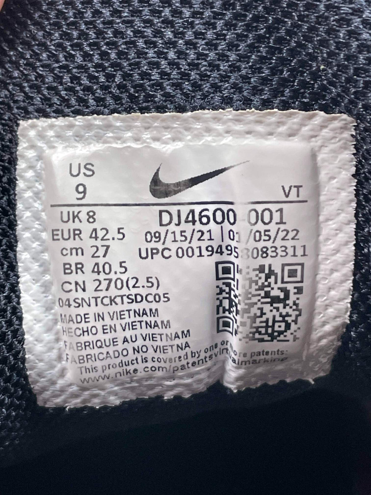 Nike Air Max Plus 3 Black White — buty sportowe męskie w bardzo dobrym stanie rozmiar 42.5, opcjonalne zdjęcie 2