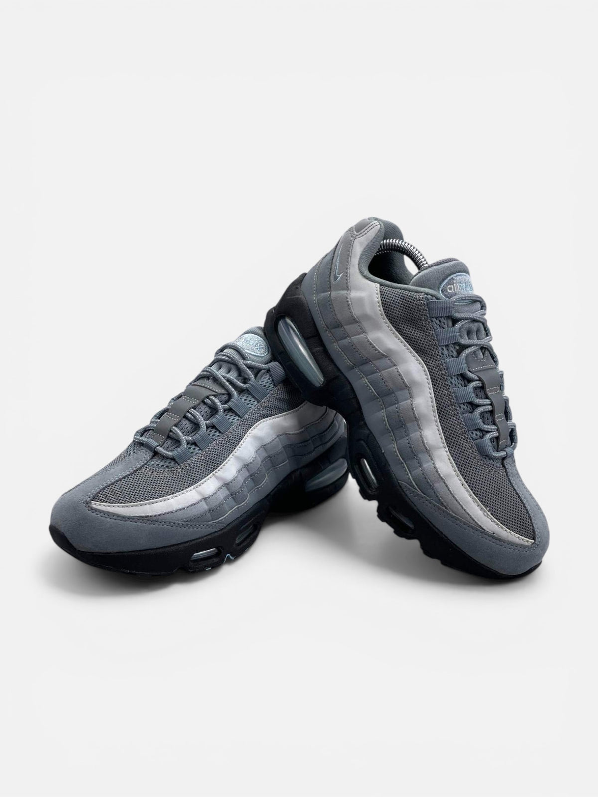 Nike Air Max 95 Cool Grey Psychic Blue — buty sportowe damskie w bardzo dobrym stanie rozmiar 40, boczny profil