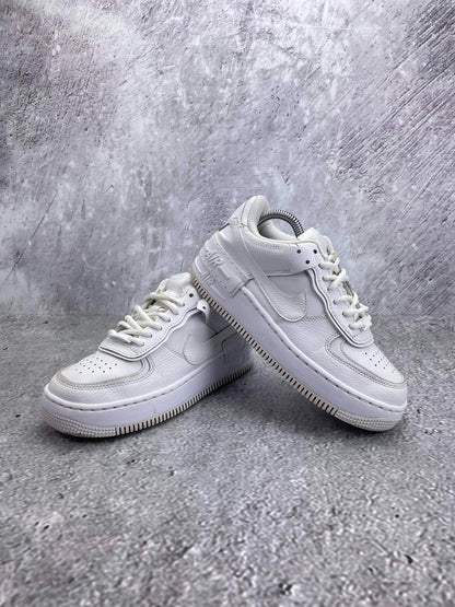 Nike Air Force 1 Shadow Triple White — buty sportowe damskie w bardzo dobrym stanie rozmiar 36.5, opcjonalne zdjęcie 1