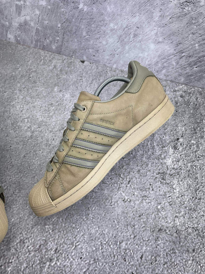 Adidas Superstar GTX Silver Pebble — buty sportowe męskie w bardzo dobrym stanie rozmiar 43 1/3, wewnętrzny panel prawego buta