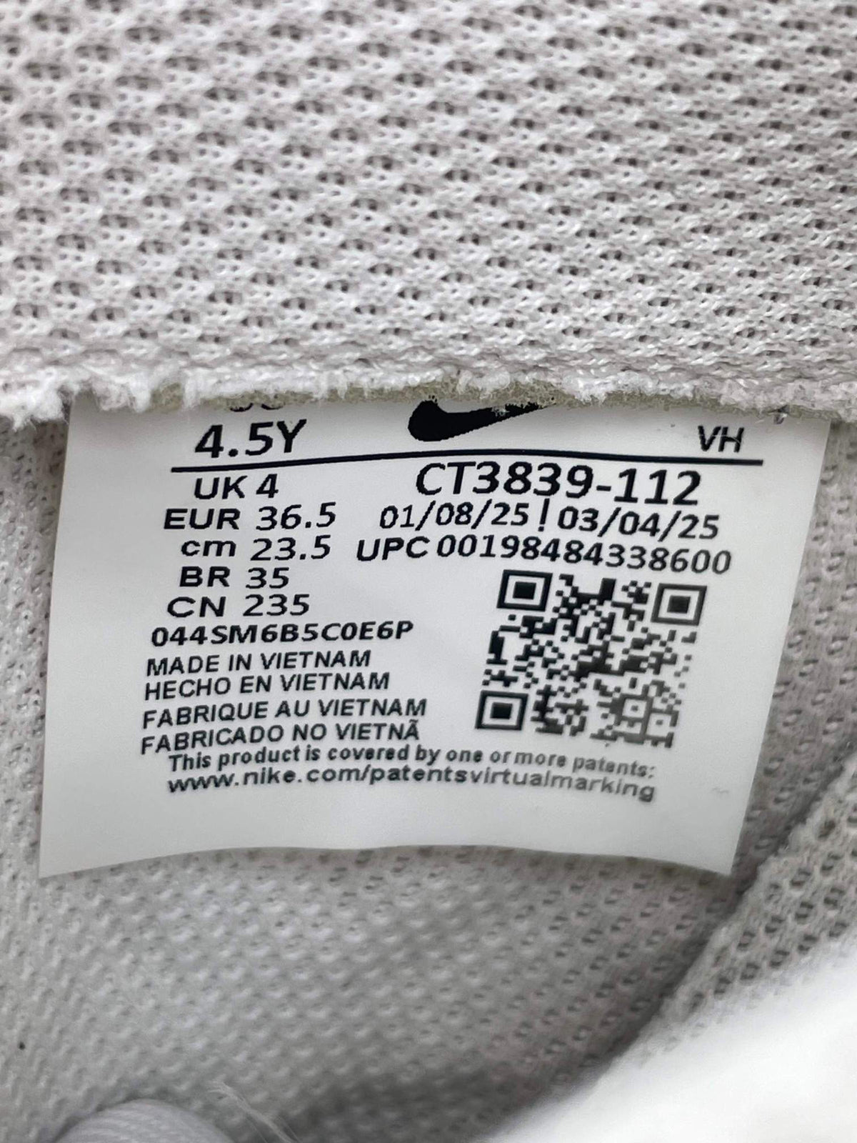 Nike Air Force 1 White Ghost — buty sportowe damskie w bardzo dobrym stanie rozmiar 36.5, podeszwa