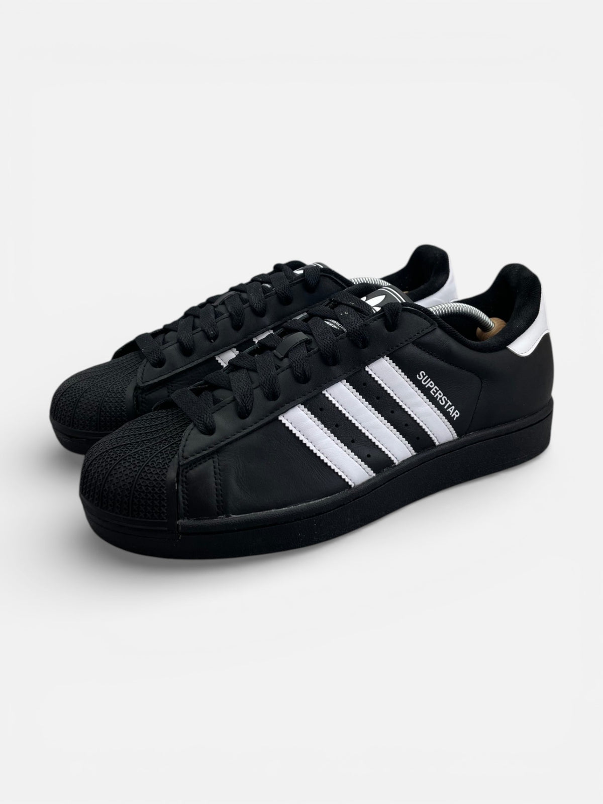 Adidas Superstar II Black White — buty sportowe męskie w bardzo dobrym stanie rozmiar 46, widok z boku