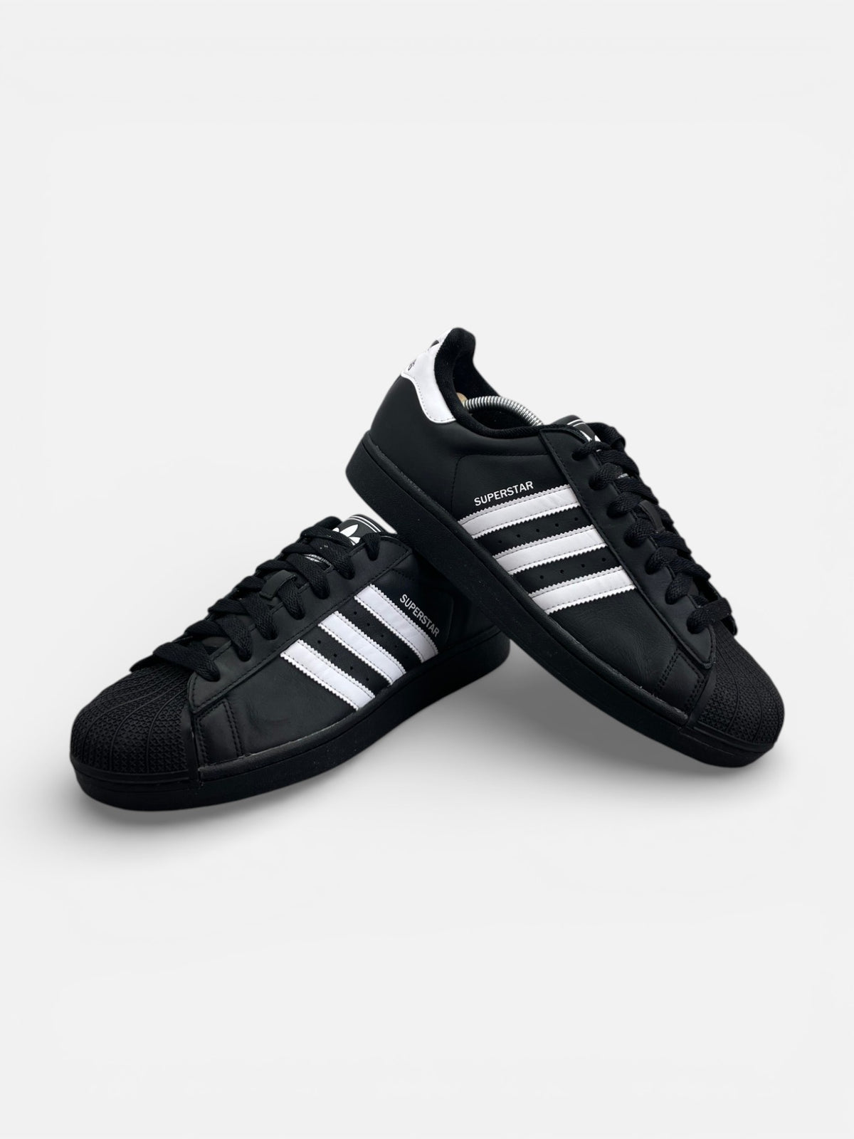 Adidas Superstar II Black White — buty sportowe męskie w bardzo dobrym stanie rozmiar 46, boczny profil