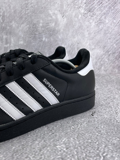Adidas Superstar II Black White — buty sportowe męskie w bardzo dobrym stanie rozmiar 46, widok z góry