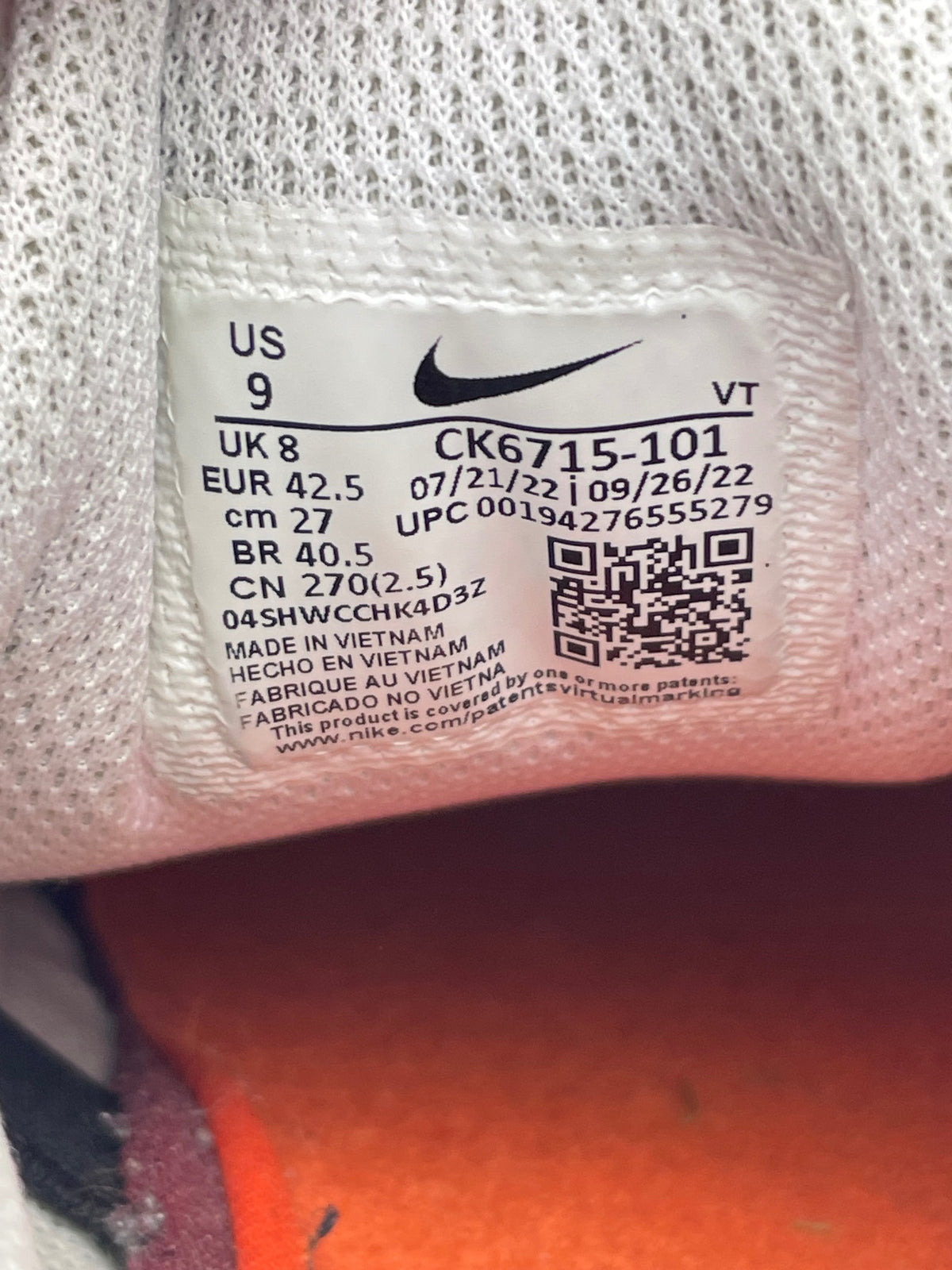 Nike Air Max Plus 3 Team Orange — buty sportowe męskie w bardzo dobrym stanie rozmiar 42.5, opcjonalne zdjęcie 2