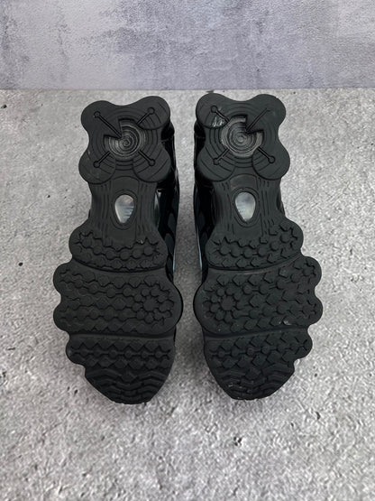 Nike Shox TL Black Celestine Blue — buty sportowe męskie w bardzo dobrym stanie rozmiar 42.5, widok z tyłu