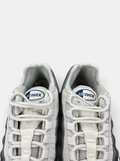 Nike Air Max 95 Diffused Blue — buty sportowe męskie w bardzo dobrym stanie rozmiar 44, zapiętki butów