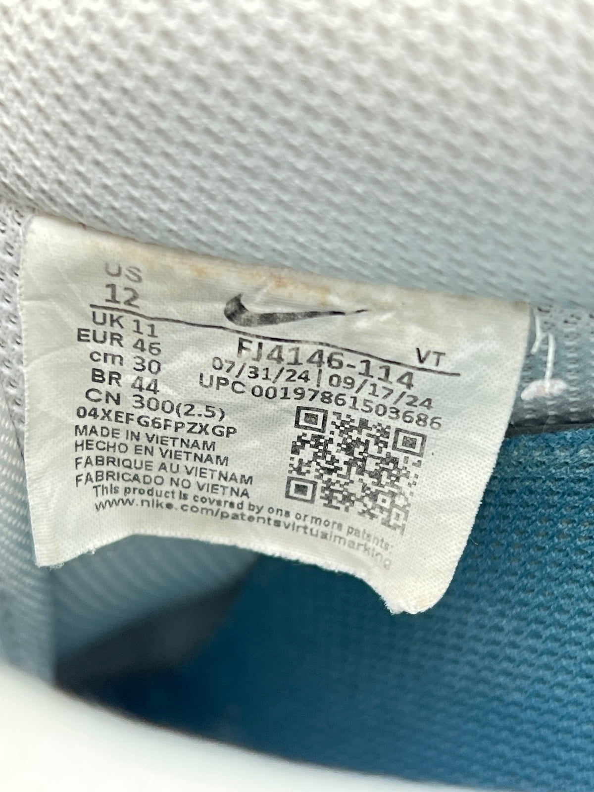Nike Air Force 1 ’07 — buty sportowe męskie w bardzo dobrym stanie rozmiar 46, zapiętki butów