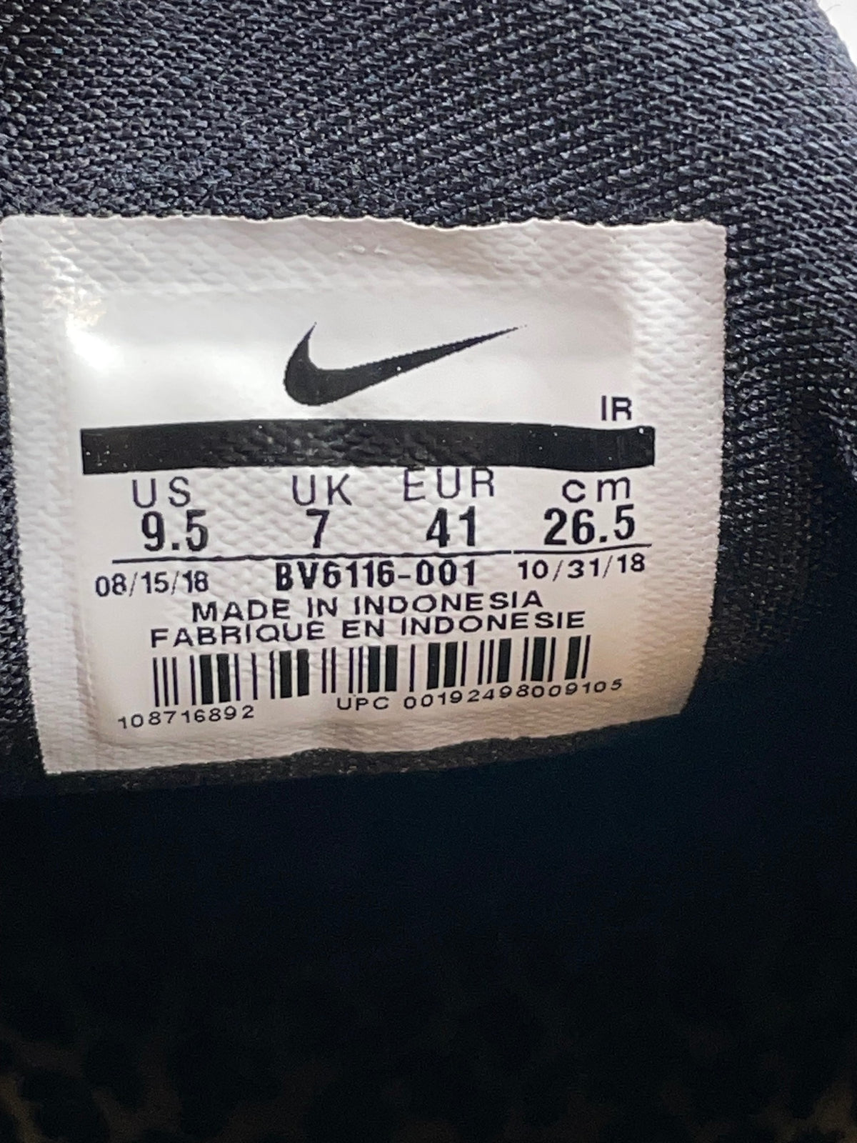 Nike Air Max Plus Premium Black Red — buty sportowe męskie w bardzo dobrym stanie rozmiar 41, opcjonalne zdjęcie 2