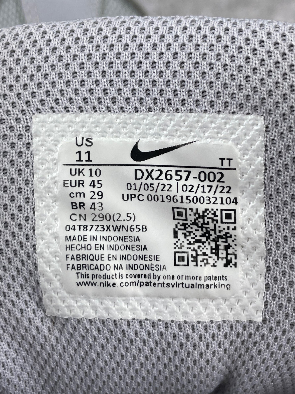 Nike Air Max 95 Greyscale — buty sportowe męskie w bardzo dobrym stanie rozmiar 45, opcjonalne zdjęcie 2