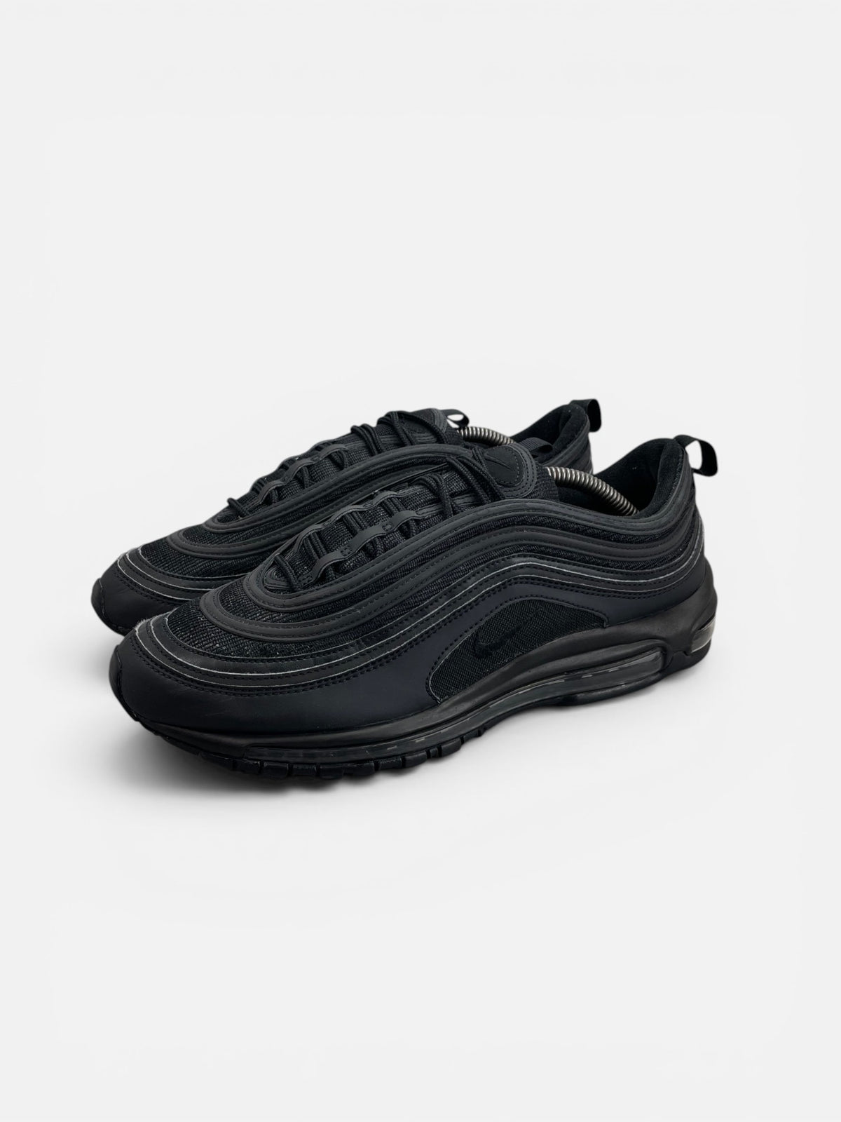 Nike Air Max 97 Triple Black AM97 Triple Black — buty sportowe męskie w bardzo dobrym stanie rozmiar 46, widok z boku