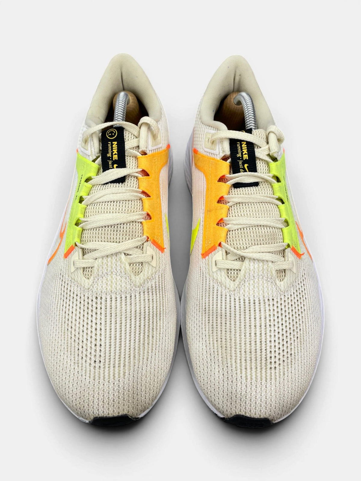 Nike Air Zoom Pegasus 40 Coconut Milk Lime — buty sportowe męskie w bardzo dobrym stanie rozmiar 44, widok z góry