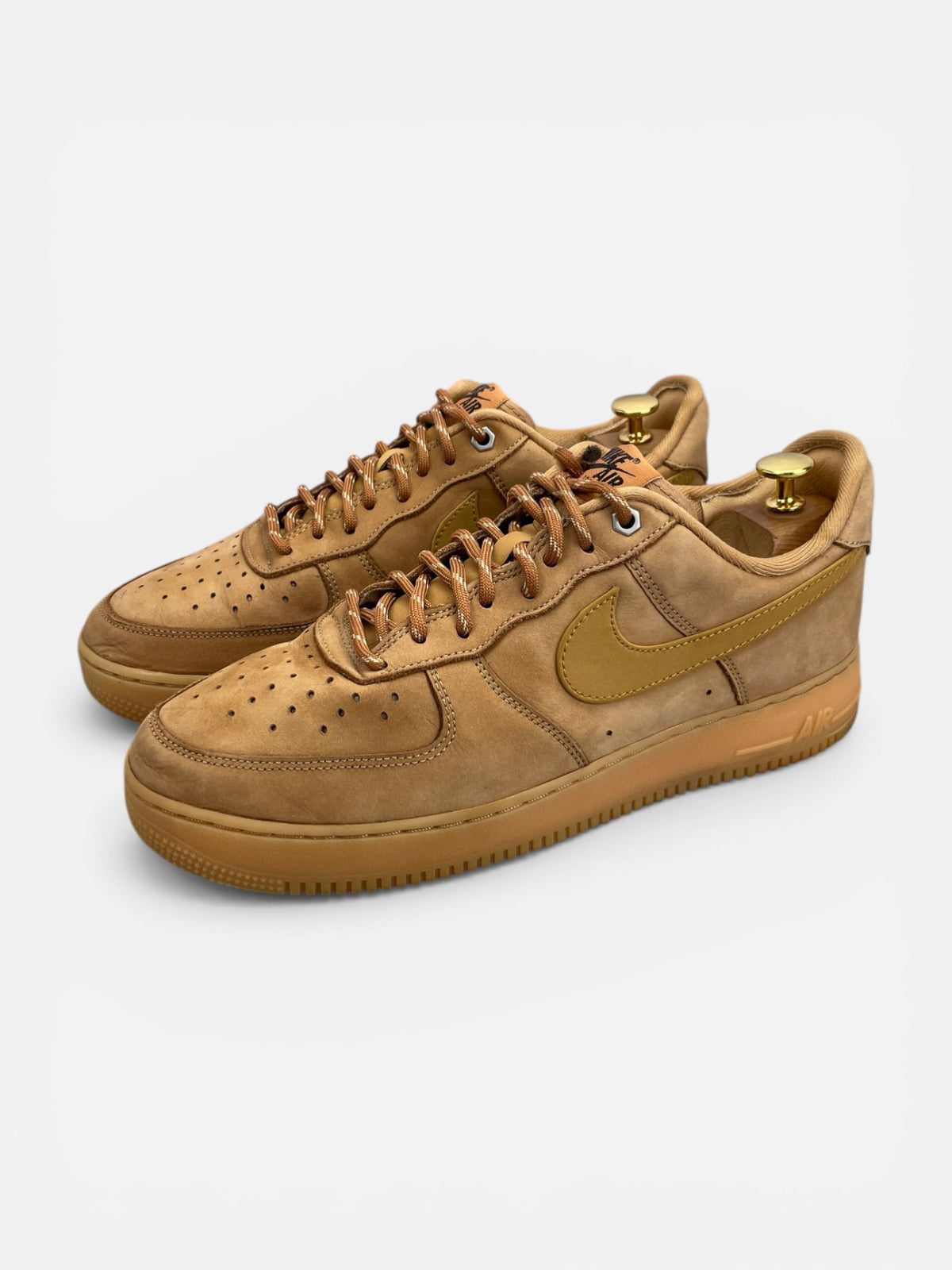 Nike Air Force 1 '07 WB Flax — buty sportowe męskie w bardzo dobrym stanie rozmiar 44, widok z boku