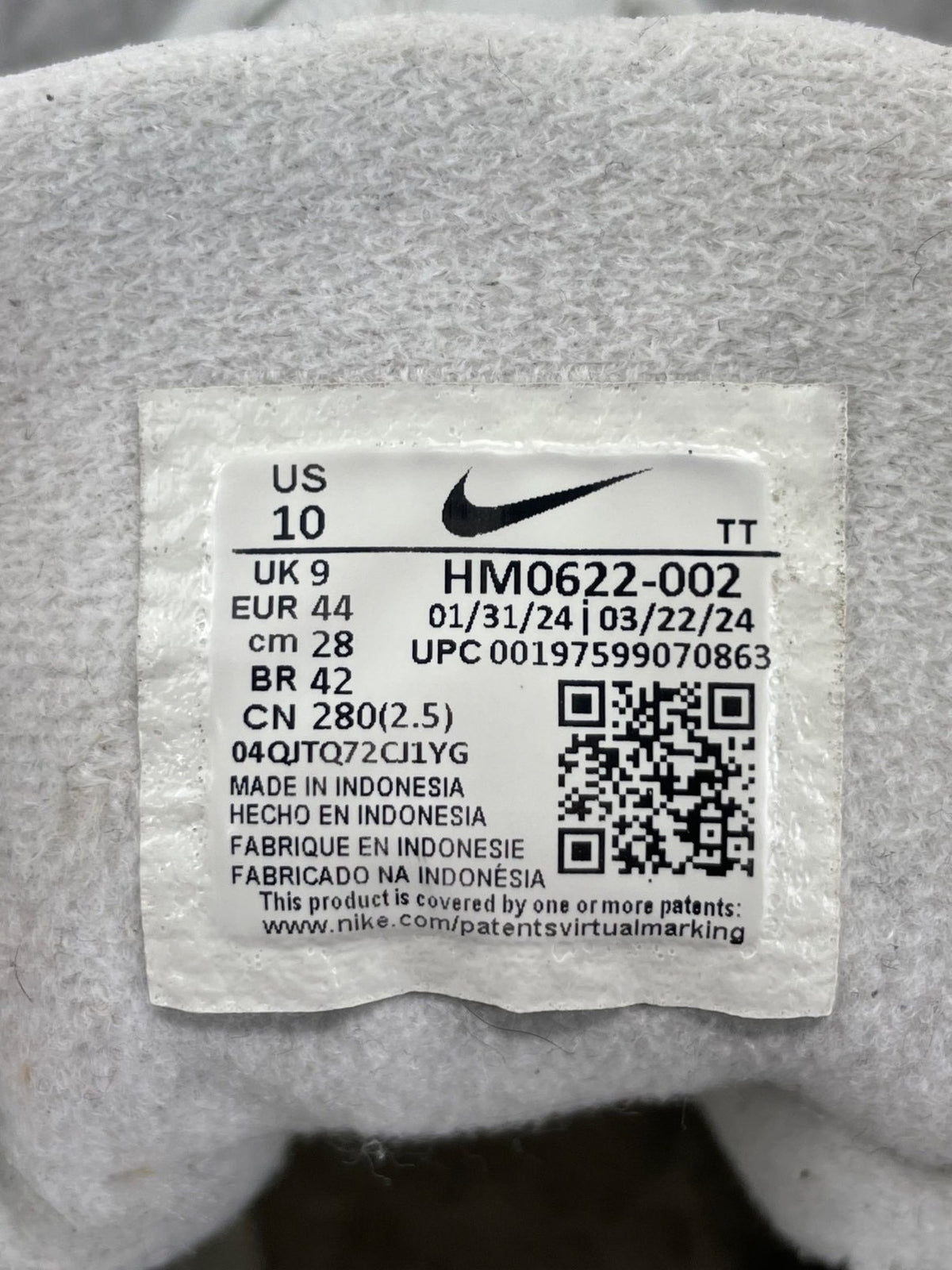 Nike Air Max 95 Wolf Grey Safety Orange (Pure Platinum) — buty sportowe męskie w bardzo dobrym stanie rozmiar 44, opcjonalne zdjęcie 2