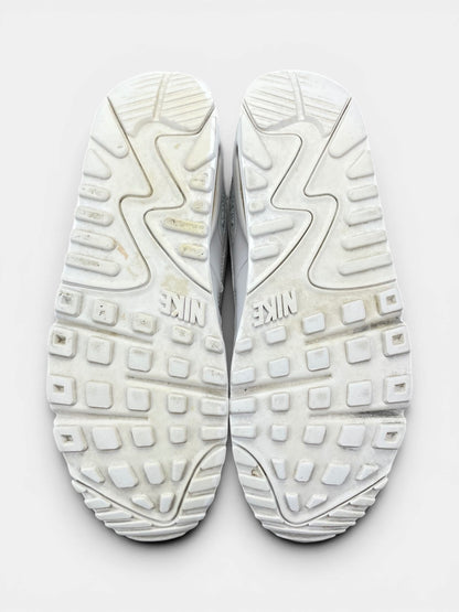 Nike Air Max 90 Triple White — buty sportowe męskie w bardzo dobrym stanie rozmiar 43, podeszwa