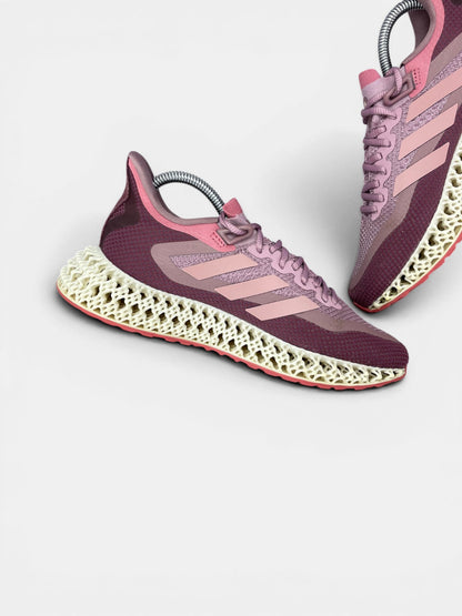 Adidas 4DFWD 2 Magic Mauve — buty sportowe damskie w bardzo dobrym stanie rozmiar 39 1/3, wewnętrzny panel lewego buta