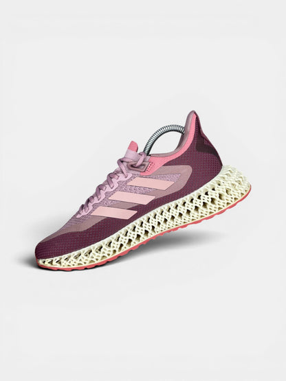 Adidas 4DFWD 2 Magic Mauve — buty sportowe damskie w bardzo dobrym stanie rozmiar 39 1/3, wewnętrzny panel prawego buta