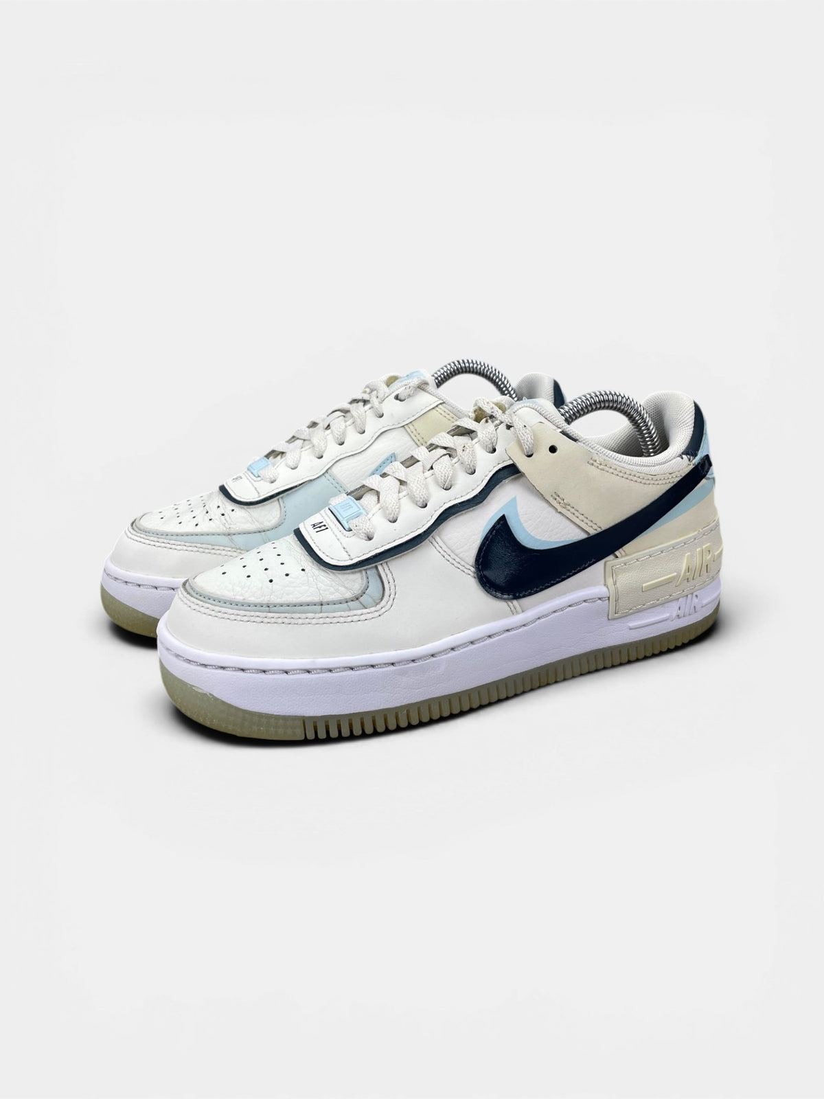 Nike Air Force 1 Low Shadow Sail Glacier Blue — buty sportowe damskie w bardzo dobrym stanie rozmiar 38, widok z boku