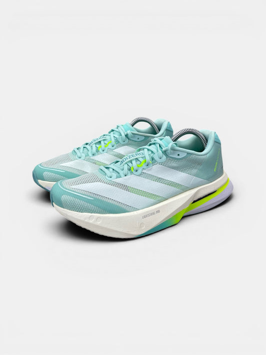 Adidas Adizero Boston 13 — buty sportowe damskie w bardzo dobrym stanie rozmiar 38 2/3, widok z boku