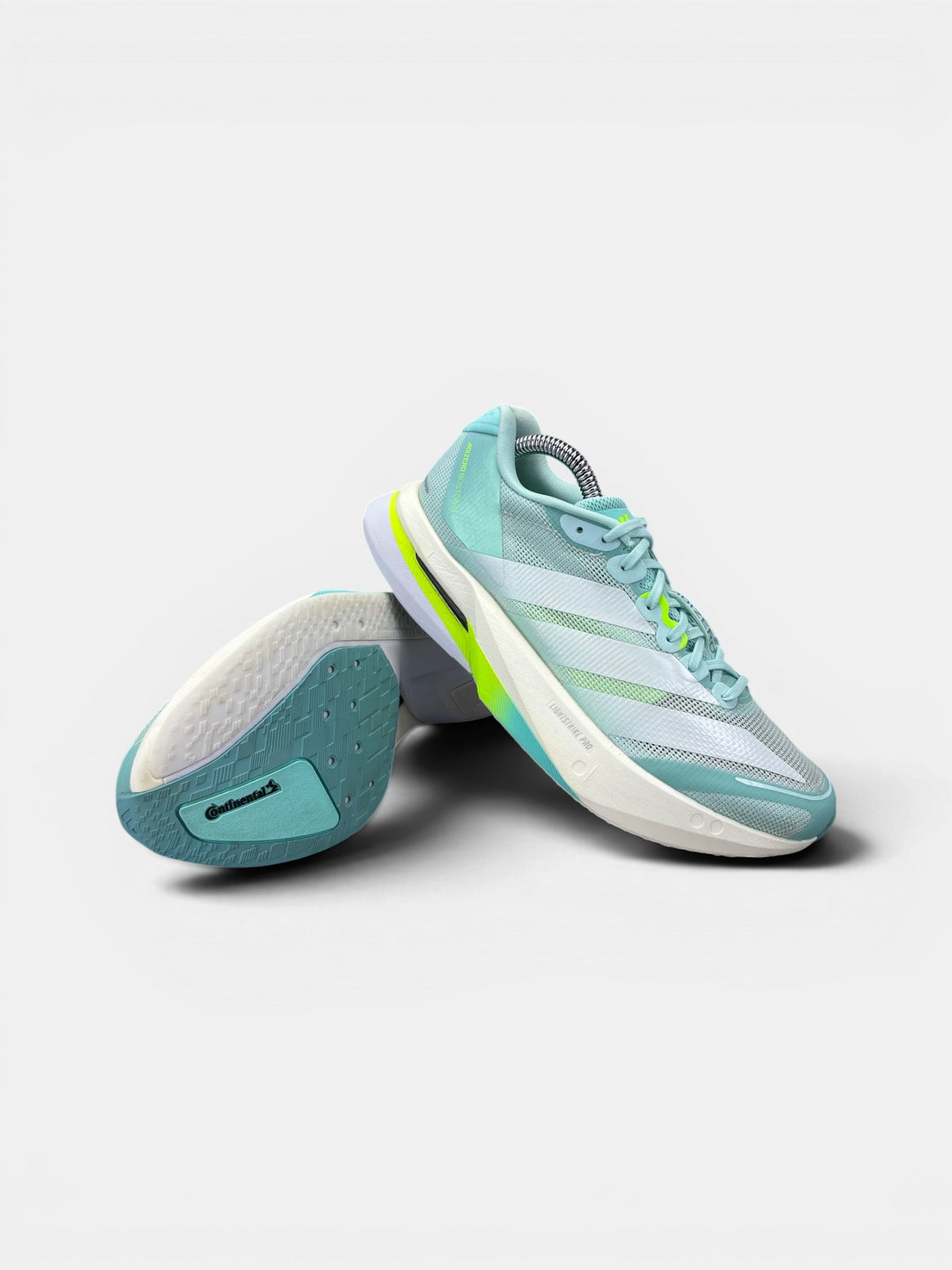 Adidas Adizero Boston 13 — buty sportowe damskie w bardzo dobrym stanie rozmiar 38 2/3, boczny profil